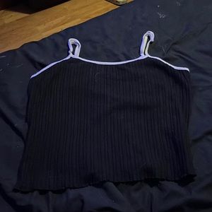 Xl woman’s black crop top $10